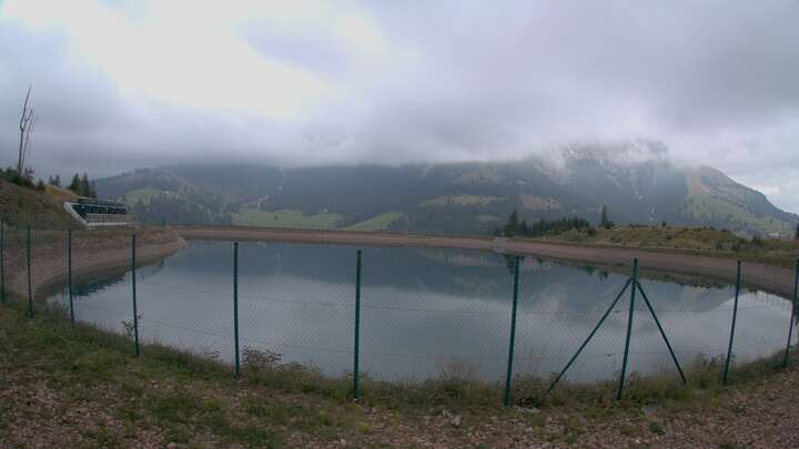 Carezza Speichersee Frin snow cam captured at 16 September 2026 at 7:46 pm GMT+2
