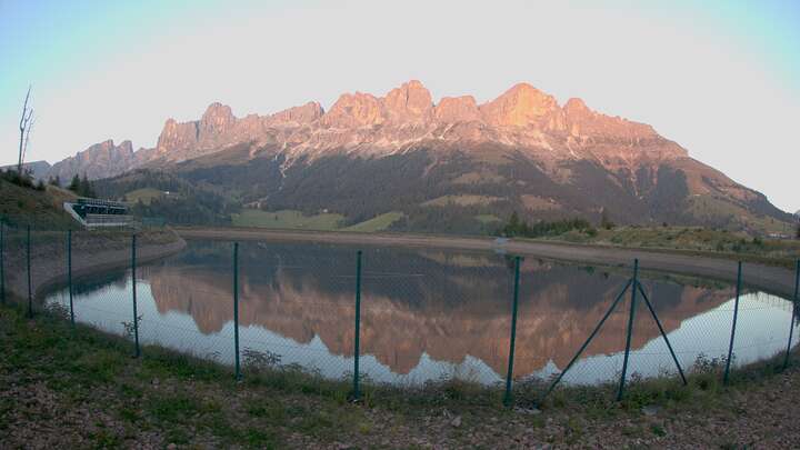 Carezza Speichersee Frin snow cam captured at 28 September 2026 at 7:03 pm GMT+2