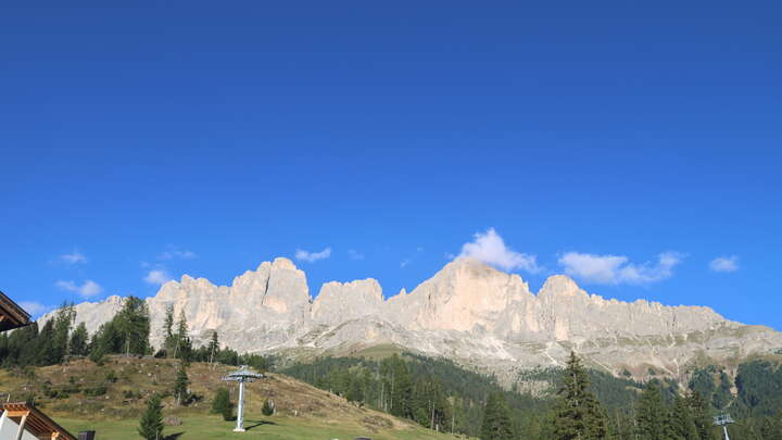 Carezza Hotel Moseralm snow cam captured at 15 September 2026 at 6:04 pm GMT+2