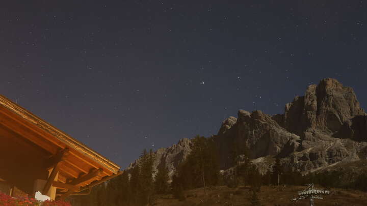Carezza Hotel Moseralm snow cam captured at 24 September 2026 at 11:44 pm GMT+2