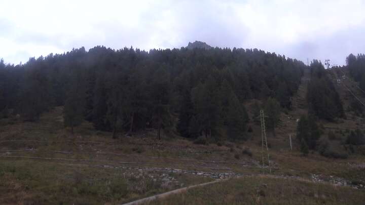 Champoluc (Monterosa) Crest snow cam captured at 18 September 2026 at 7:40 pm GMT+2