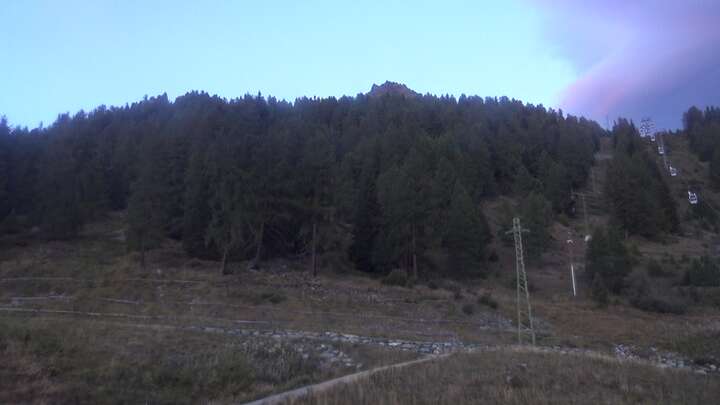 Champoluc (Monterosa) Crest snow cam captured at 24 September 2026 at 7:33 pm GMT+2