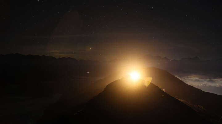 Gressan (Pila) Stella di Pila snow cam captured at 18 September 2026 at 11:41 pm GMT+2