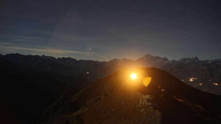 Gressan (Pila) Stella di Pila snow cam captured at 21 September 2026 at 11:54 pm GMT+2