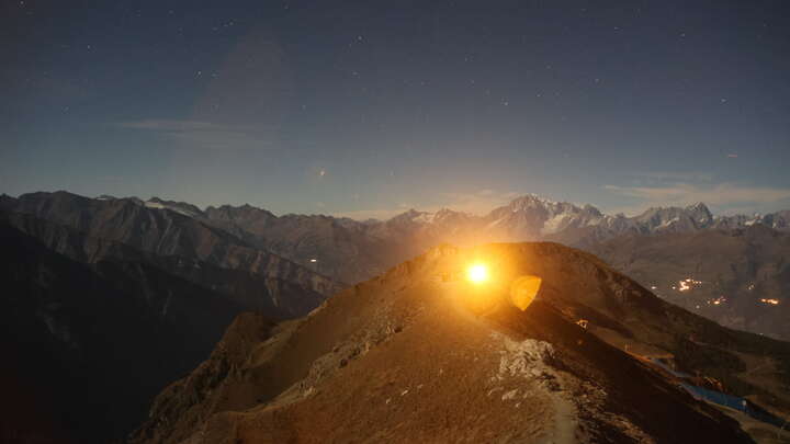 Gressan (Pila) Stella di Pila snow cam captured at 23 September 2026 at 11:57 pm GMT+2