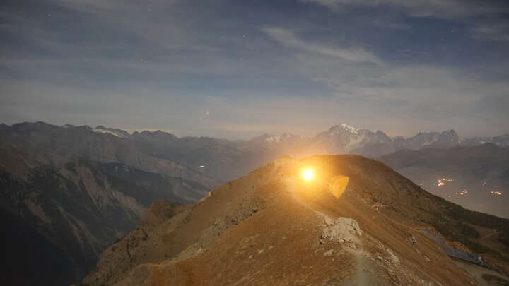 Gressan (Pila) Stella di Pila snow cam captured at 28 September 2026 at 11:46 pm GMT+2