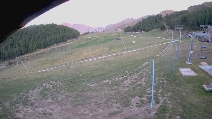 Gressan (Pila) Grimod snow cam captured at 13 September 2026 at 7:58 pm GMT+2