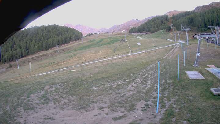 Gressan (Pila) Grimod snow cam captured at 23 September 2026 at 7:42 pm GMT+2