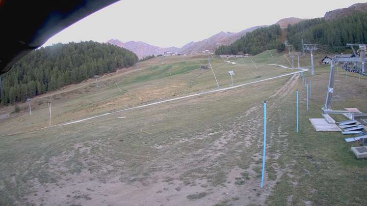 Gressan (Pila) Grimod snow cam captured at 24 September 2026 at 7:34 pm GMT+2
