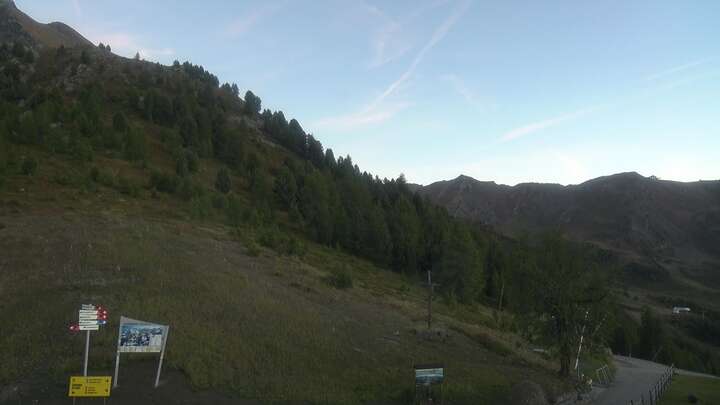 Gressan (Pila) Chamolé Monte snow cam captured at 14 September 2026 at 7:58 pm GMT+2