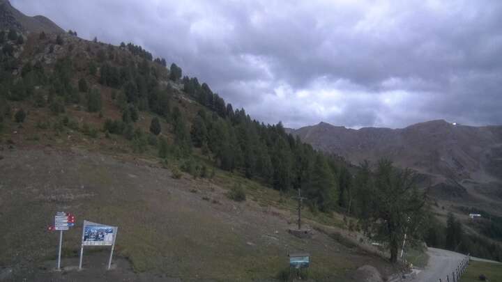 Gressan (Pila) Chamolé Monte snow cam captured at 16 September 2026 at 7:57 pm GMT+2