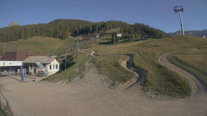 Gressan (Pila) Chamolé Valle snow cam captured at 15 September 2026 at 6:06 pm GMT+2