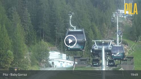 Gressan (Pila) Baby Gorraz snow cam captured at 12 September 2026 at 8:07 pm GMT+2