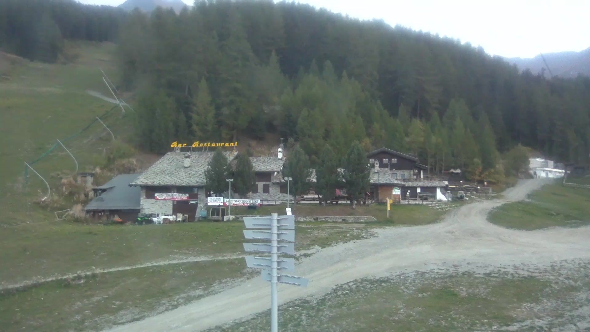 Gressan (Pila) Baby Gorraz snow cam captured at 3 October 2026 at 7:17 pm GMT+2