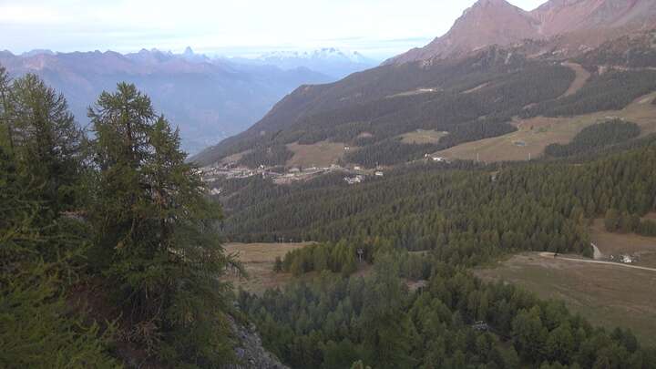 Gressan (Pila) Grimondet snow cam captured at 28 September 2026 at 7:14 pm GMT+2