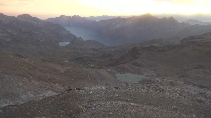 Gressoney-La-Trinité (Monterosa) Punta Indren snow cam captured at 13 September 2026 at 7:58 pm GMT+2