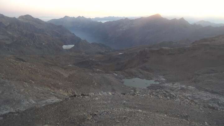Gressoney-La-Trinité (Monterosa) Punta Indren snow cam captured at 26 September 2026 at 7:34 pm GMT+2