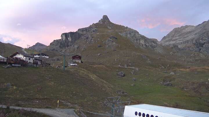 Gressoney-La-Trinité (Monterosa) Gabiet snow cam captured at 13 September 2026 at 7:58 pm GMT+2