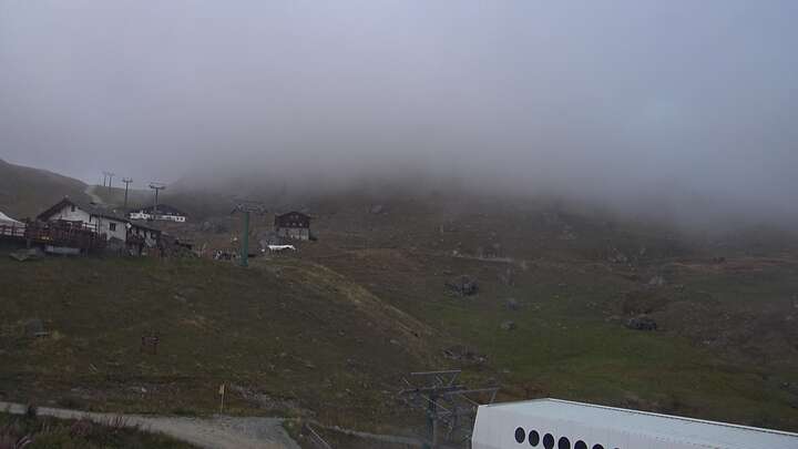 Gressoney-La-Trinité (Monterosa) Gabiet snow cam captured at 19 September 2026 at 7:42 pm GMT+2