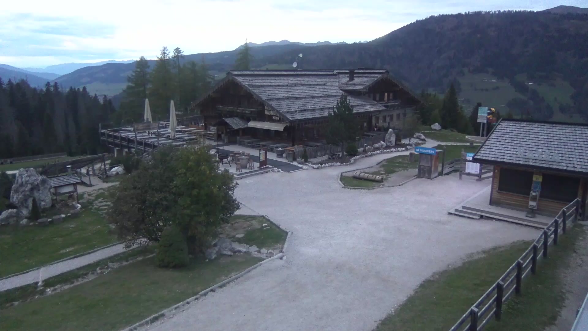 Innichen (3Zinnen Dolomites) Upper Station Haunold snow cam captured at 5 October 2026 at 7:00 pm GMT+2