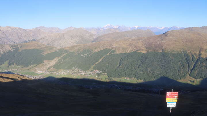 Livigno Altavista snow cam captured at 15 September 2026 at 6:08 pm GMT+2