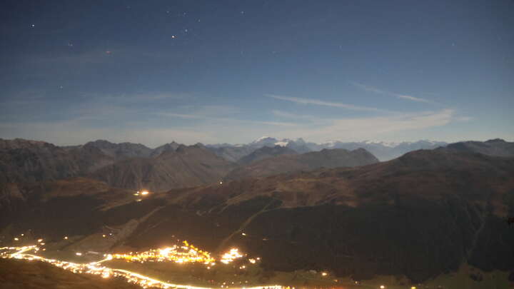 Livigno Altavista snow cam captured at 26 September 2026 at 11:52 pm GMT+2