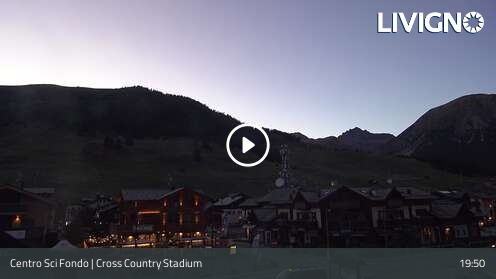 Livigno Centro Sci Fondo | Cross Country Stadium snow cam captured at 12 September 2026 at 7:53 pm GMT+2