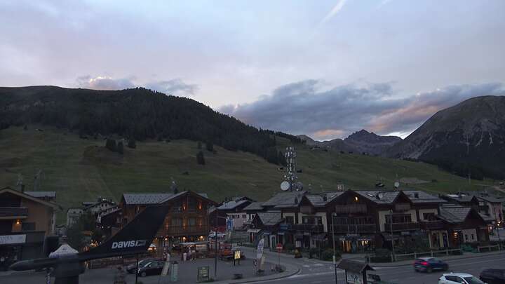 Livigno Centro Sci Fondo | Cross Country Stadium snow cam captured at 13 September 2026 at 7:44 pm GMT+2