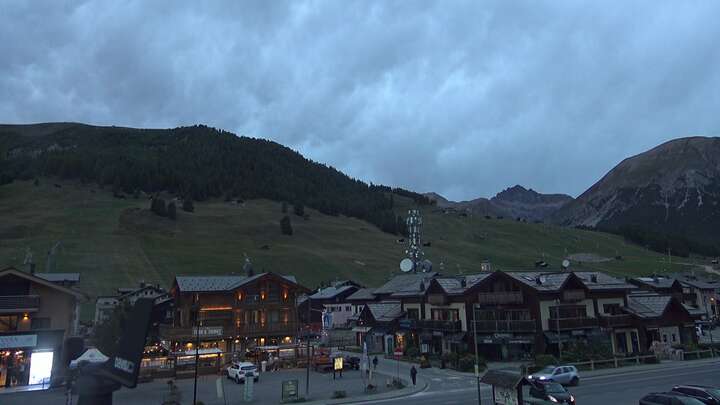 Livigno Centro Sci Fondo | Cross Country Stadium snow cam captured at 24 September 2026 at 7:20 pm GMT+2