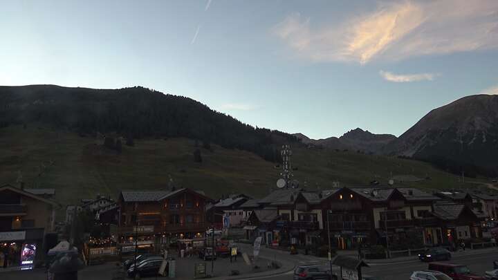 Livigno Centro Sci Fondo | Cross Country Stadium snow cam captured at 26 September 2026 at 7:20 pm GMT+2