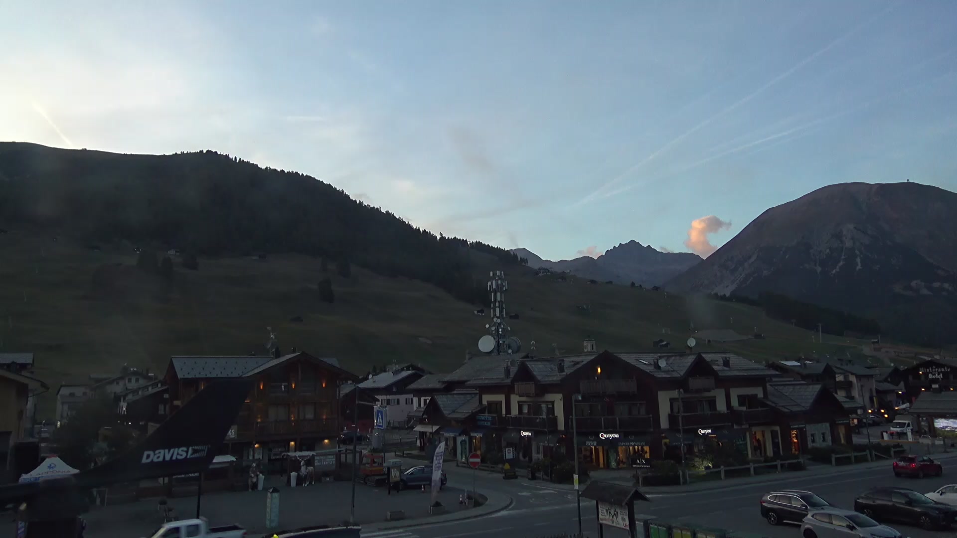 Livigno Centro Sci Fondo | Cross Country Stadium snow cam captured at 3 October 2026 at 7:06 pm GMT+2