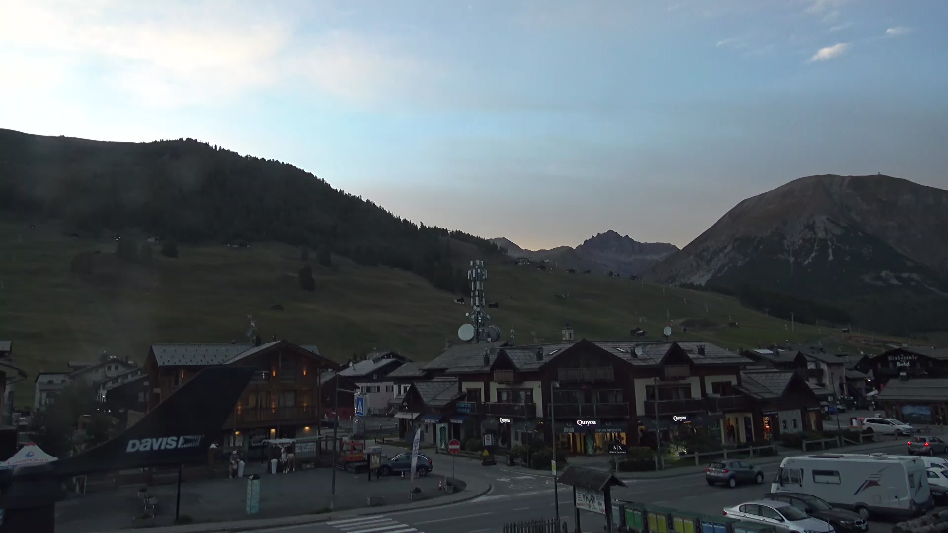 Livigno Centro Sci Fondo | Cross Country Stadium snow cam captured at 5 October 2026 at 7:07 pm GMT+2
