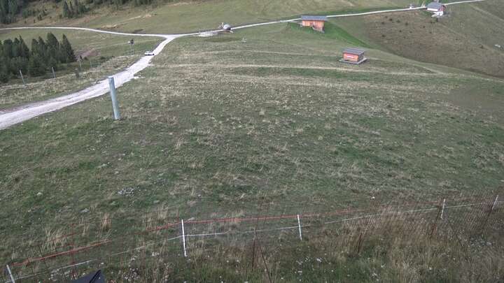 Obereggen Reiterjoch 2030 m snow cam captured at 14 September 2026 at 7:45 pm GMT+2