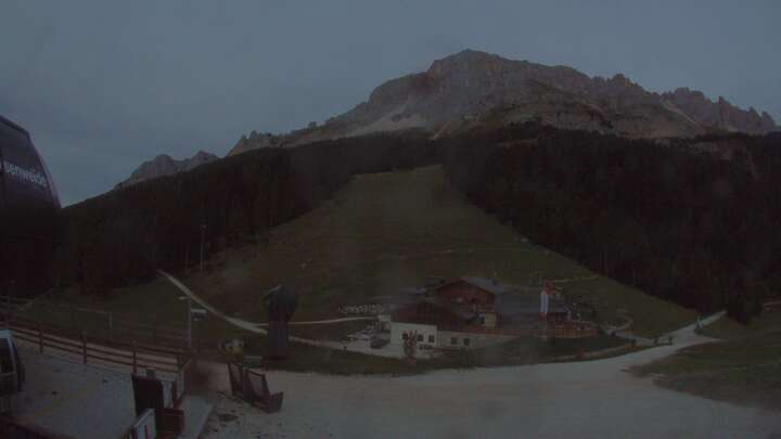 Obereggen Laner snow cam captured at 13 September 2026 at 7:47 pm GMT+2