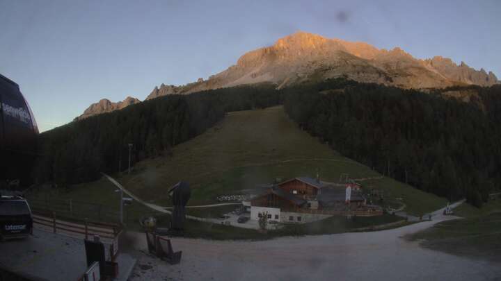 Obereggen Laner snow cam captured at 14 September 2026 at 7:29 pm GMT+2