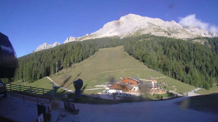Obereggen Laner snow cam captured at 15 September 2026 at 6:09 pm GMT+2