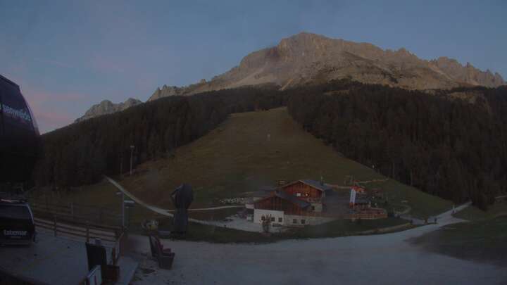 Obereggen Laner snow cam captured at 23 September 2026 at 7:26 pm GMT+2