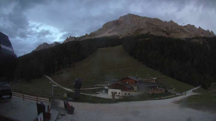 Obereggen Laner snow cam captured at 24 September 2026 at 7:11 pm GMT+2