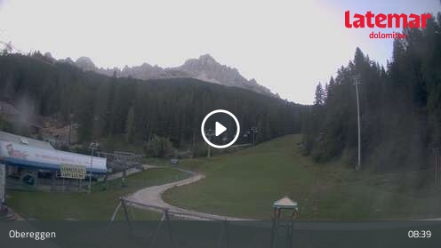 Obereggen Obereggen - Oberholz Base Station snow cam captured at 12 September 2026 at 2:32 pm GMT+2