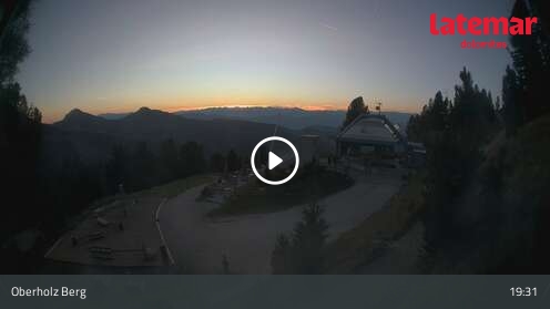 Obereggen Oberholz Berg snow cam captured at 12 September 2026 at 7:37 pm GMT+2