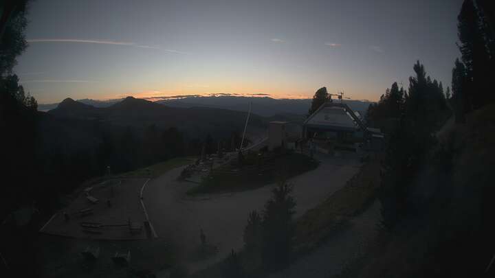 Obereggen Oberholz Berg snow cam captured at 14 September 2026 at 7:45 pm GMT+2