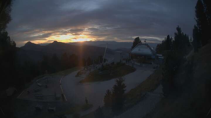Obereggen Oberholz Berg snow cam captured at 20 September 2026 at 7:22 pm GMT+2