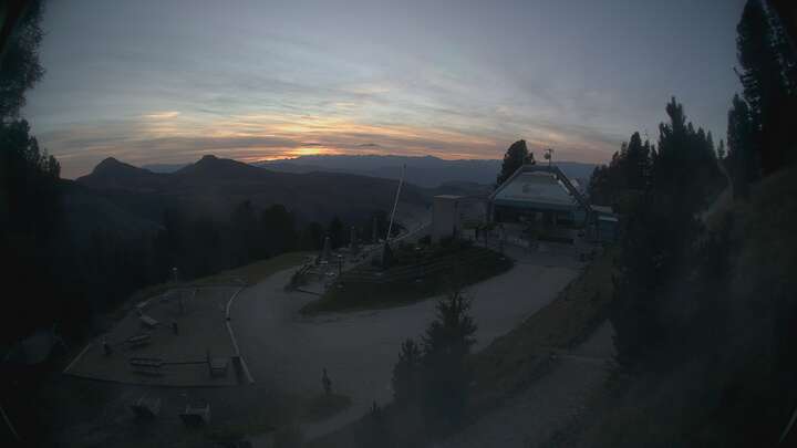 Obereggen Oberholz Berg snow cam captured at 21 September 2026 at 7:22 pm GMT+2