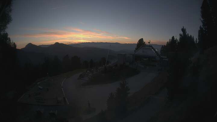 Obereggen Oberholz Berg snow cam captured at 26 September 2026 at 7:26 pm GMT+2