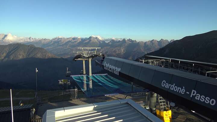 Predazzo Passo Feudo snow cam captured at 15 September 2026 at 6:43 pm GMT+2