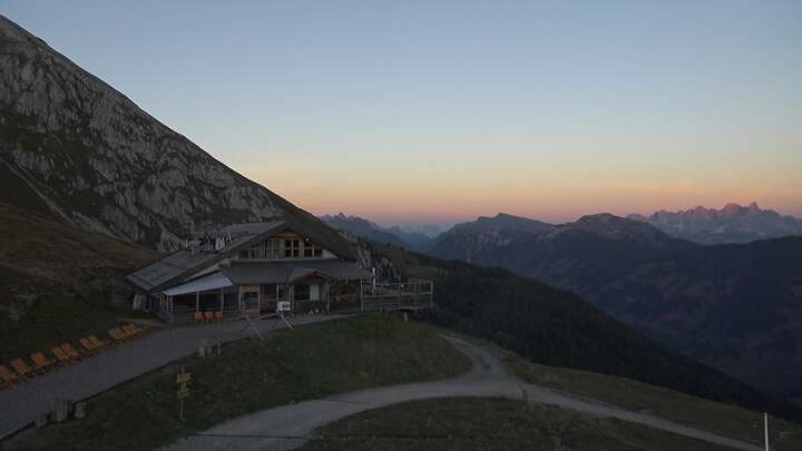 Predazzo Passo Feudo snow cam captured at 27 September 2026 at 7:08 pm GMT+2