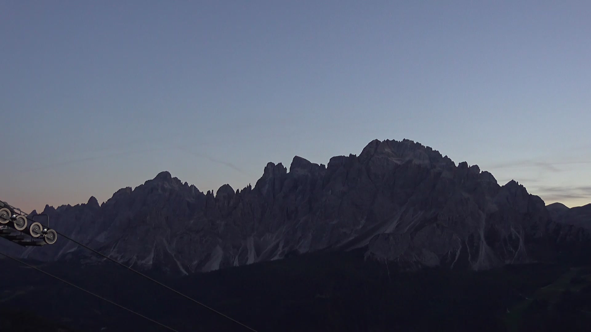 Sexten (3Zinnen Dolomites) Stiergarten snow cam captured at 4 October 2026 at 6:59 pm GMT+2