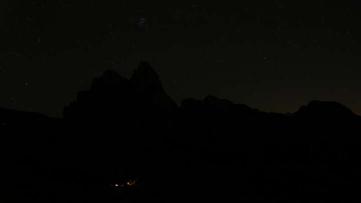 St. Christina (Val Gardena/Gröden) Seceda snow cam captured at 14 September 2026 at 11:47 pm GMT+2