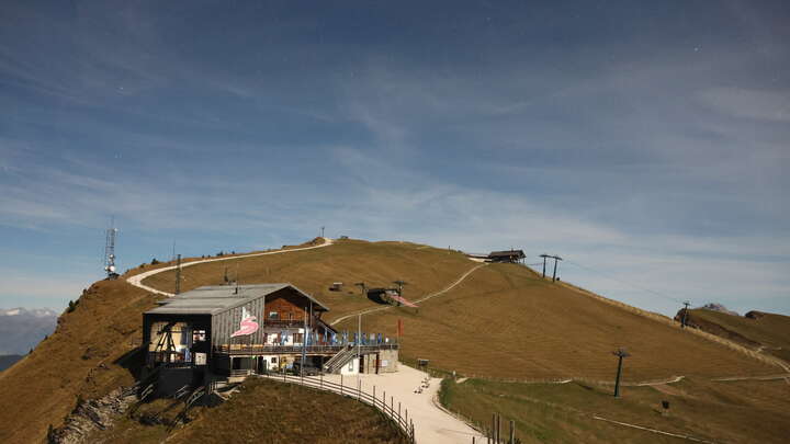 St. Christina (Val Gardena/Gröden) Seceda snow cam captured at 26 September 2026 at 11:48 pm GMT+2