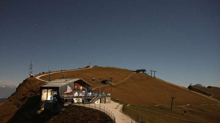 St. Christina (Val Gardena/Gröden) Seceda snow cam captured at 28 September 2026 at 11:55 pm GMT+2